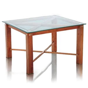 Glass Top Outdoor Table PNG 06282024 PNG