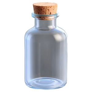 Glass Vial With Cork Png Rnj39 PNG image