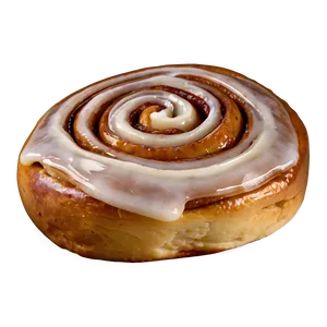 Glazed Cinnamon Roll Treat Png 06122024 PNG image