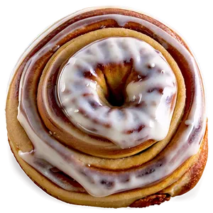 Glazed Cinnamon Roll Treat Png 42 PNG image