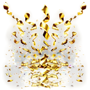 Gleaming Gold Confetti Png 55 PNG image