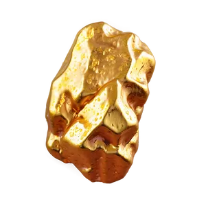 Gleaming Gold Nugget PNG 06132024
