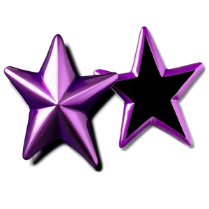 Gleaming Purple Star Symbol PNG Bns71 PNG