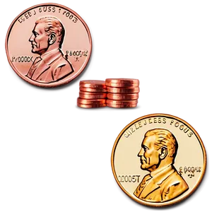 Gleeful Pennies PNG 06212024