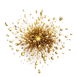 Glimmering Gold Particles Png 06122024 PNG image