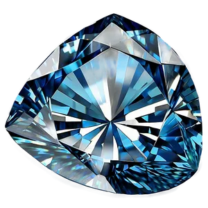 Glistening Blue Diamonds PNG Ibx10