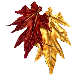 Glistening Fall Leaves Png 05042024 PNG image
