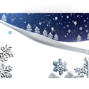 Glistening Snow Christmas Landscape Png 06252024 PNG image