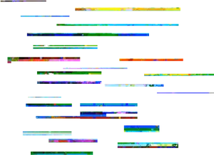 Glitched Image Distortion PNG image