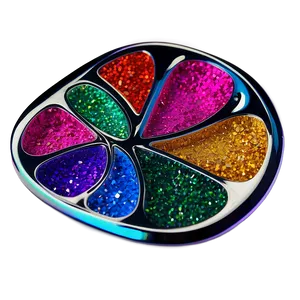 Glitter Art Palette PNG Evq