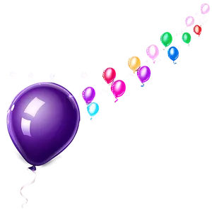 Glitter Balloons Png Qax PNG image