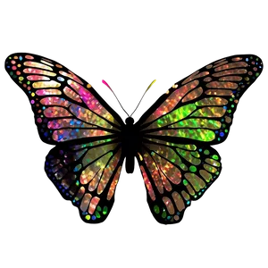 Glitter Butterfly Wing PNG Jat73 PNG