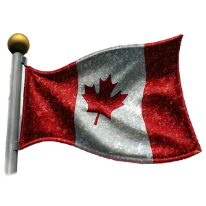 Glitter Canada Flag Sparkle Png Bio PNG image
