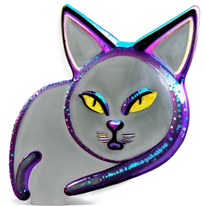 Glitter Cat Ear PNG 16