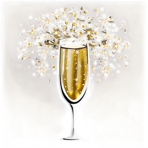 Glitter Champagne Celebration Png Ply13 PNG image