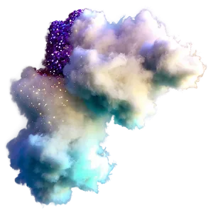Glitter Cloud Fluffy PNG Uhu10 PNG
