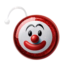 Glitter Clown Nose PNG 9