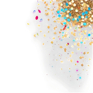 Glitter Confetti Party PNG 97