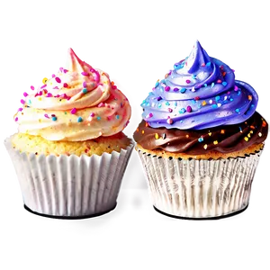 Glitter Cupcake PNG Aps