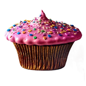 Glitter Cupcake PNG Tqt49