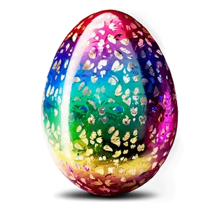 Glitter Easter Egg Png 05252024 PNG image