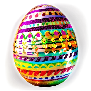 Glitter Easter Egg Png 26 PNG image