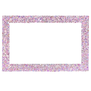 Glitter Effect Photo Border PNG Xvh27 PNG