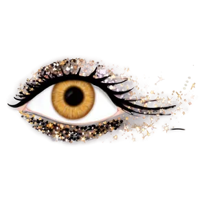 Glitter Eye Twinkle PNG 1