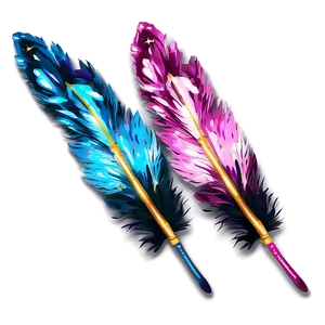 Glitter Feather Party Decor Png Lfw PNG image