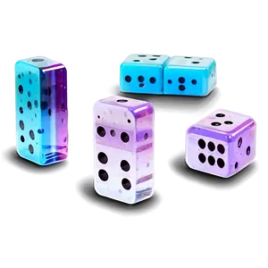 Glitter Filled Acrylic Dominoes PNG 67 PNG