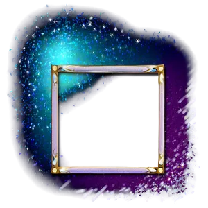 Glitter Frame Border PNG 13 PNG