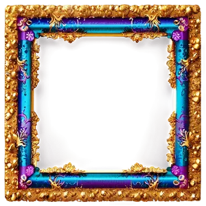 Glitter Frame Border PNG Pal76 PNG