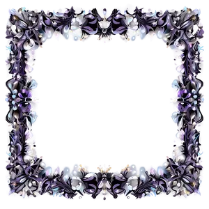 Glitter Frame Border PNG Qbm91 PNG