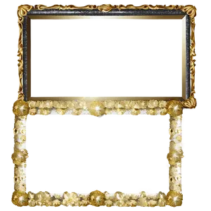 Glitter Frame PNG Idp