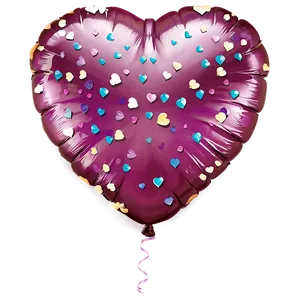 Glitter Heart Balloon Png Tmt6 PNG image