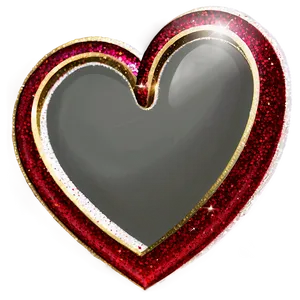 Glitter Heart C PNG image