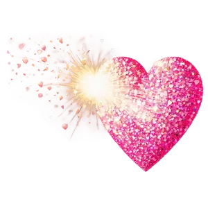 Glitter Heart Clipart Artwork PNG Nmt85