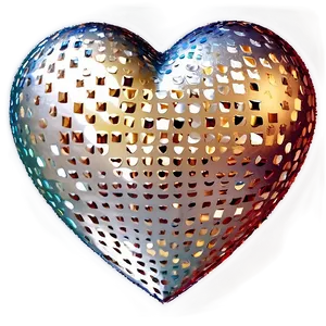 Glitter Heart Emoji PNG 92