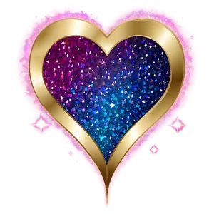 Glitter Heart Galaxy PNG 20