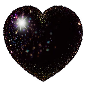 Glitter Heart Galaxy PNG 40