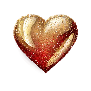 Glitter Heart Illustration Png 06272024 PNG image