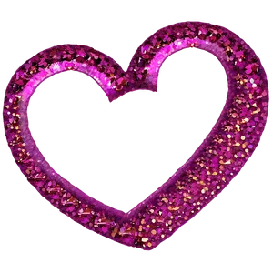 Glitter Hearts Png 05032024 PNG image