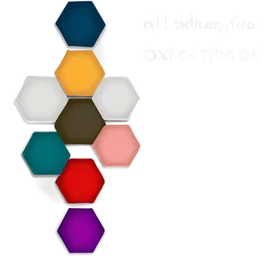 Glitter Hexagon Pattern Png Ely19 PNG image