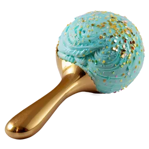 Glitter Ice Cream Scoop PNG 06122024