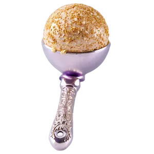 Glitter Ice Cream Scoop PNG Gaq1