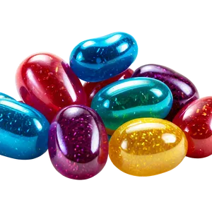Glitter Jelly Beans PNG 06292024 PNG