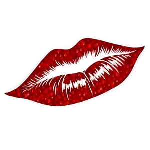 Glitter Lip Kiss PNG Rht83 PNG