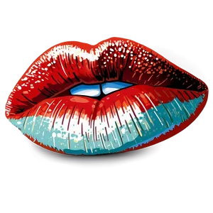 Glitter Lip Kiss Png Sqc22 PNG image