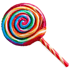 Glitter Lollipop Png 05252024 PNG image