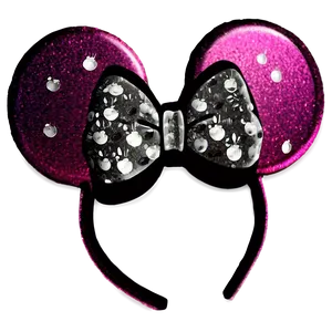 Glitter Minnie Mouse Ears Png Evl8 PNG image